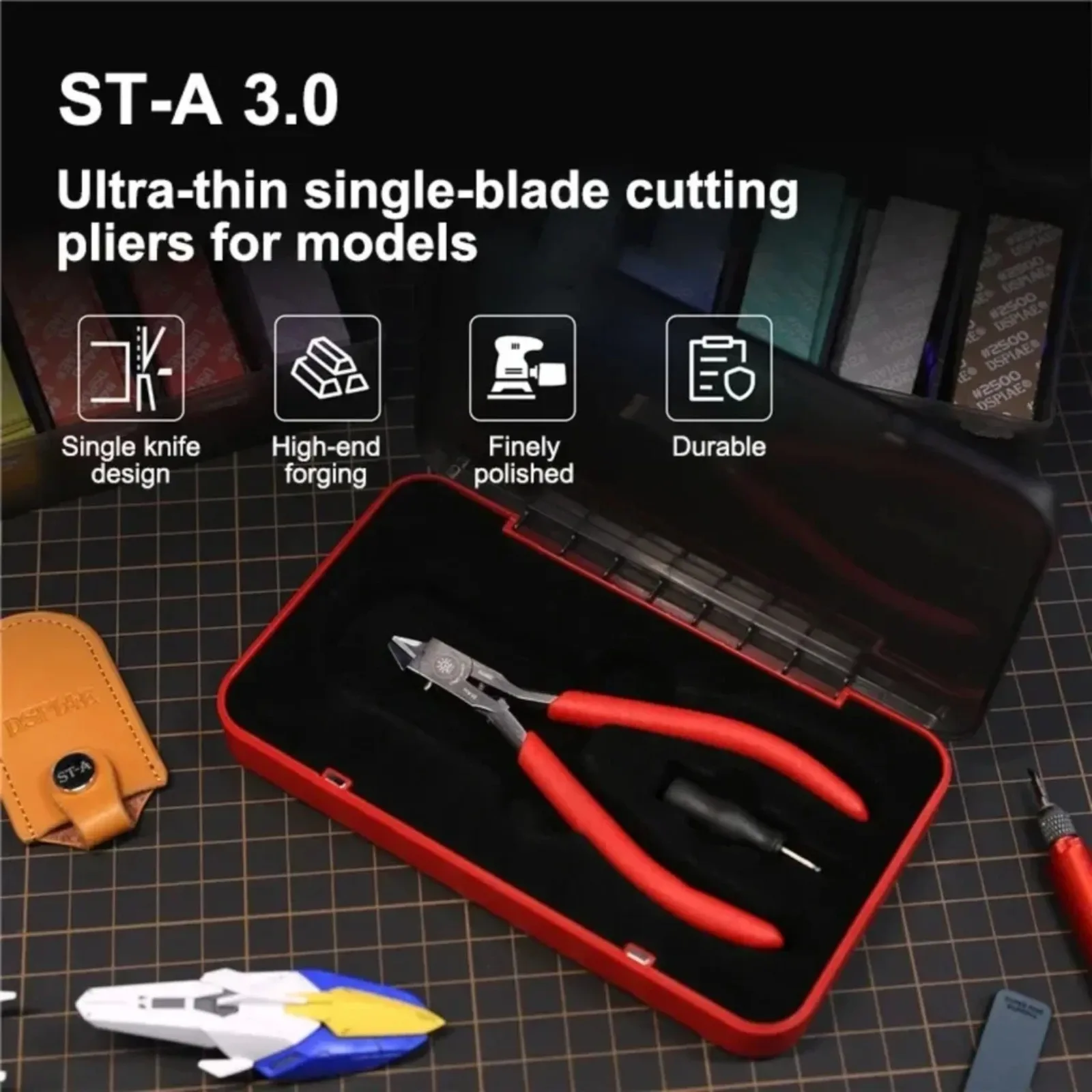 DSPIAE ST-A Single Blade Nipper 3.0 Hand Tools Pliers Multifunctional Bent Non-Scale for Gundam Model Making Tool Hobby DIY Tool