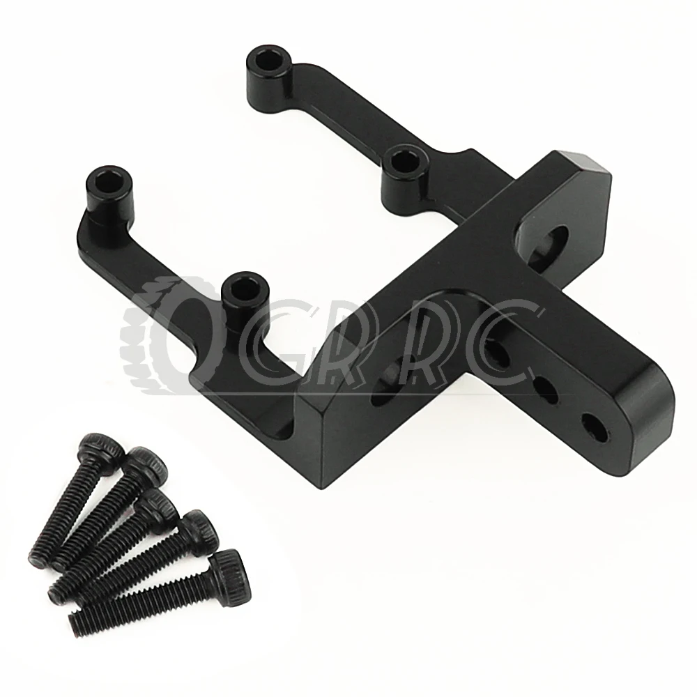 Metal Rear Heightened Servo Mount Stand for 1/10 RC Crawler Car Axial SCX10 II 90046 AR44 SCX10 Pro Axle Aluminum Upgrade Parts