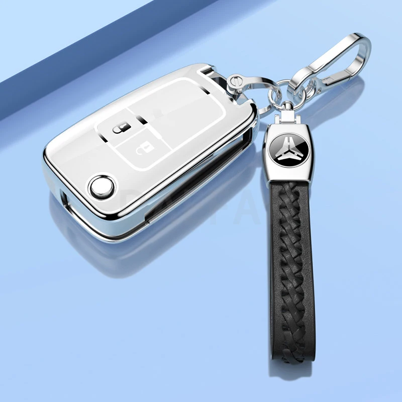 For Chevrolet Cruze Aveo Trax Sail Malibu Captiva Opel Vauxhall Astra J Corsa Insignia Mokka TPU Car Flip Key Case Cover Shell