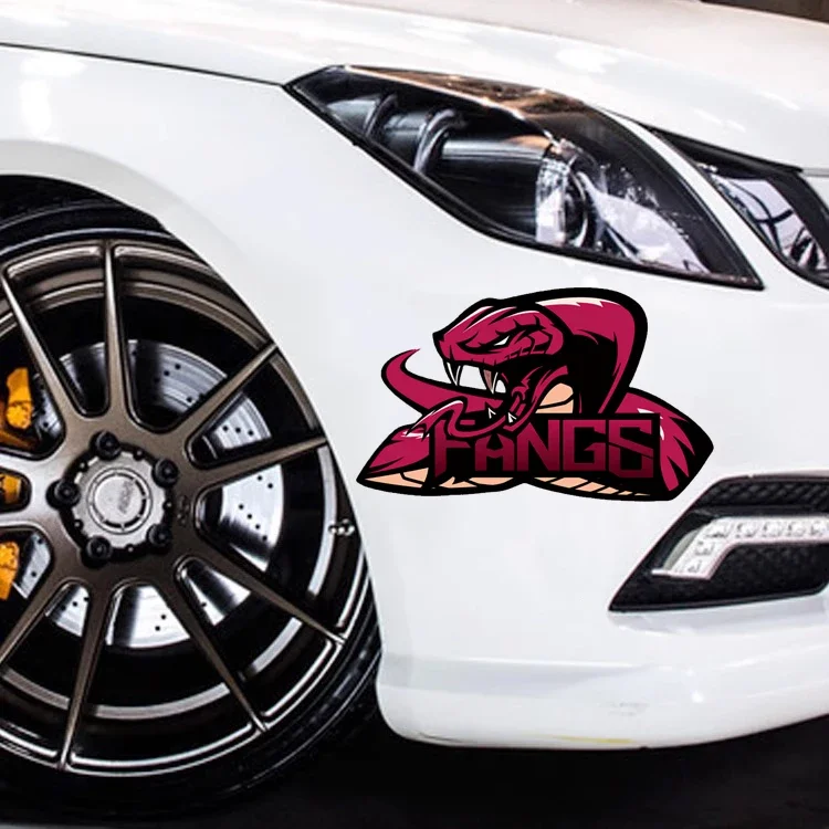 Black Mamba Cobra Snake Vinyl Car Sticker Anti Scratch Decal for Car Motorcycle Bike Electric Helmet Decor