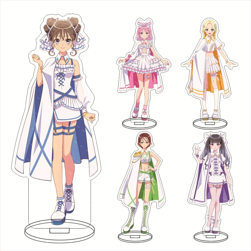 Maebashi Witches Sunrise Acrylic Stand Model Plate Decoration Television Animation Works Peripheral Product Girls Gift Cartoon