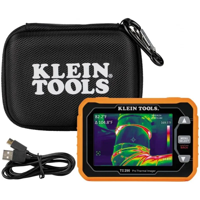 TI290 Rechargeable PRO Thermal Imaging Camera, Over 49000 Pixels, Wi-Fi Data Transfer & 80016 Circuit Breaker Finder Tool Kit wi