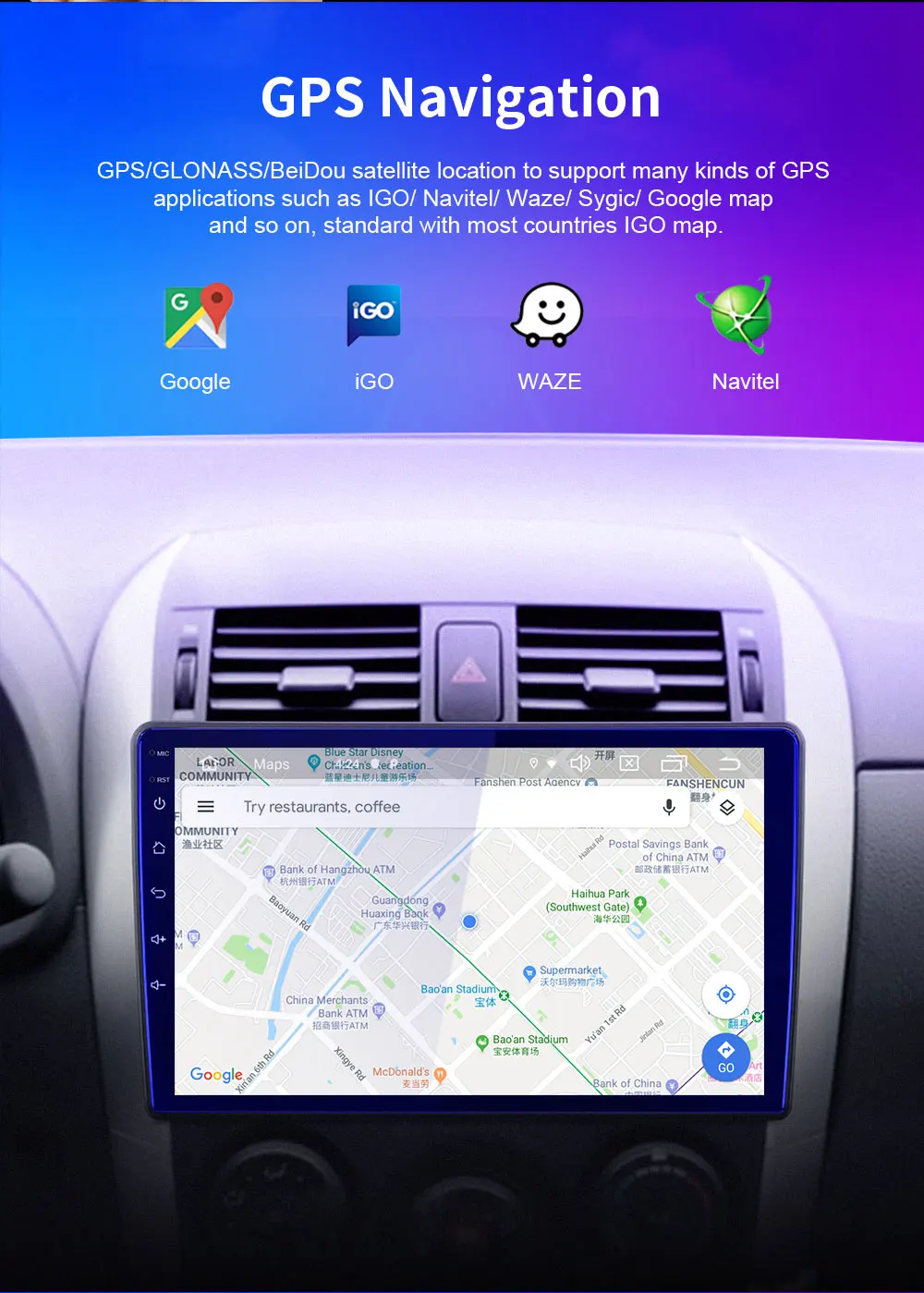 Android 16 Carplay Auto Car Radio For Ford FIGO KA