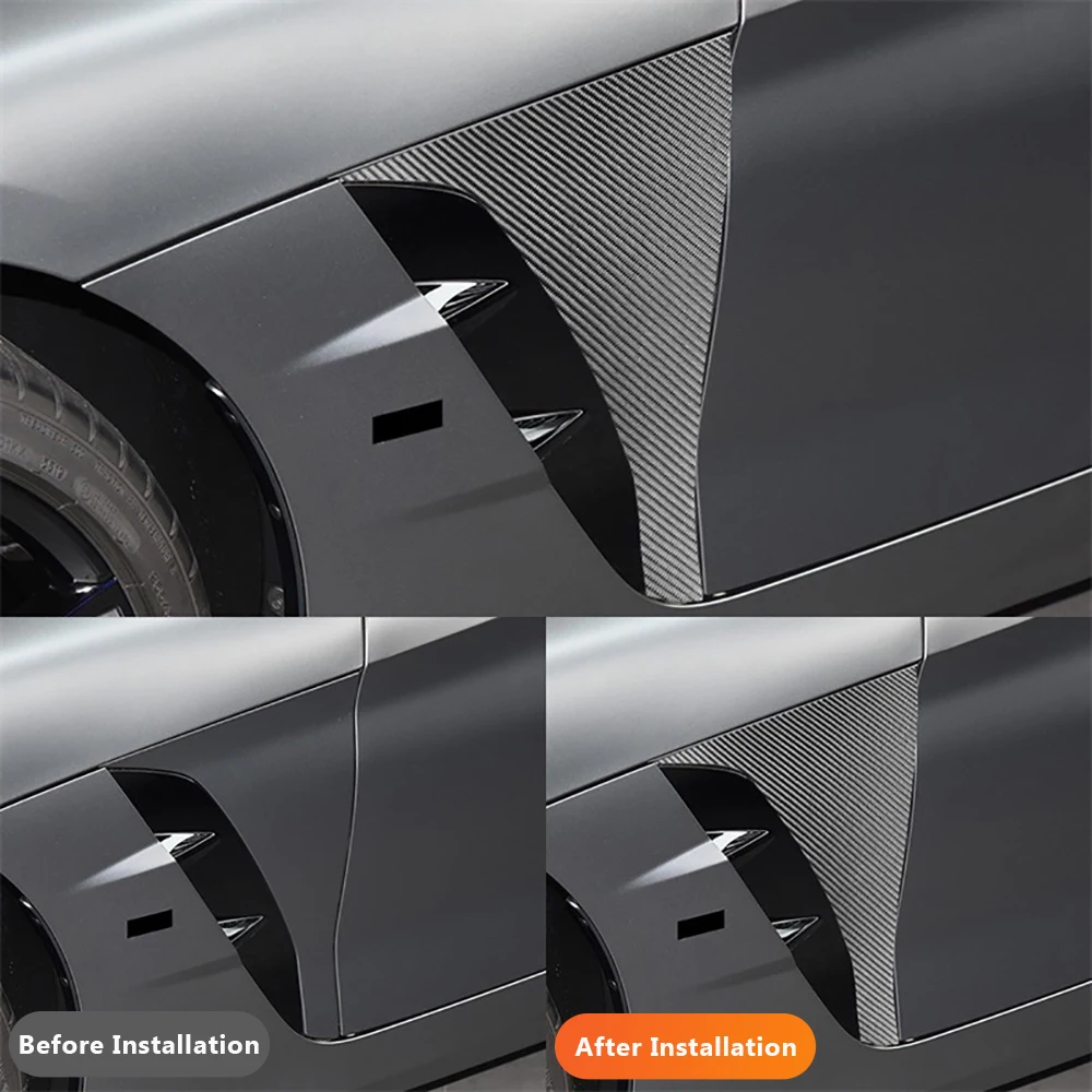 For BMW Z4 G28 G29 2019-2022 Car-style Carbon Fiber Car Lateral Leaf Decorative Stickers Interior Modification Auto Accessories