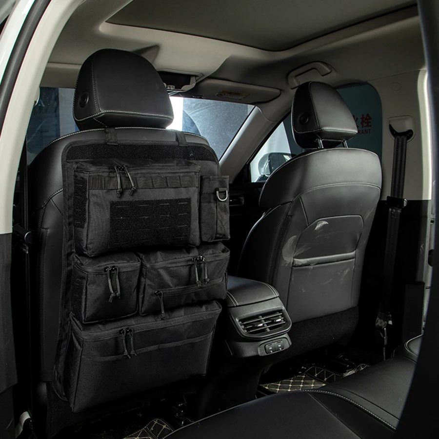 High Quality Multifunction 62*42CM 600D Tactical Car Back Seat Multi-Pocket Portable Hanging Storage Bag Organizer - view 6