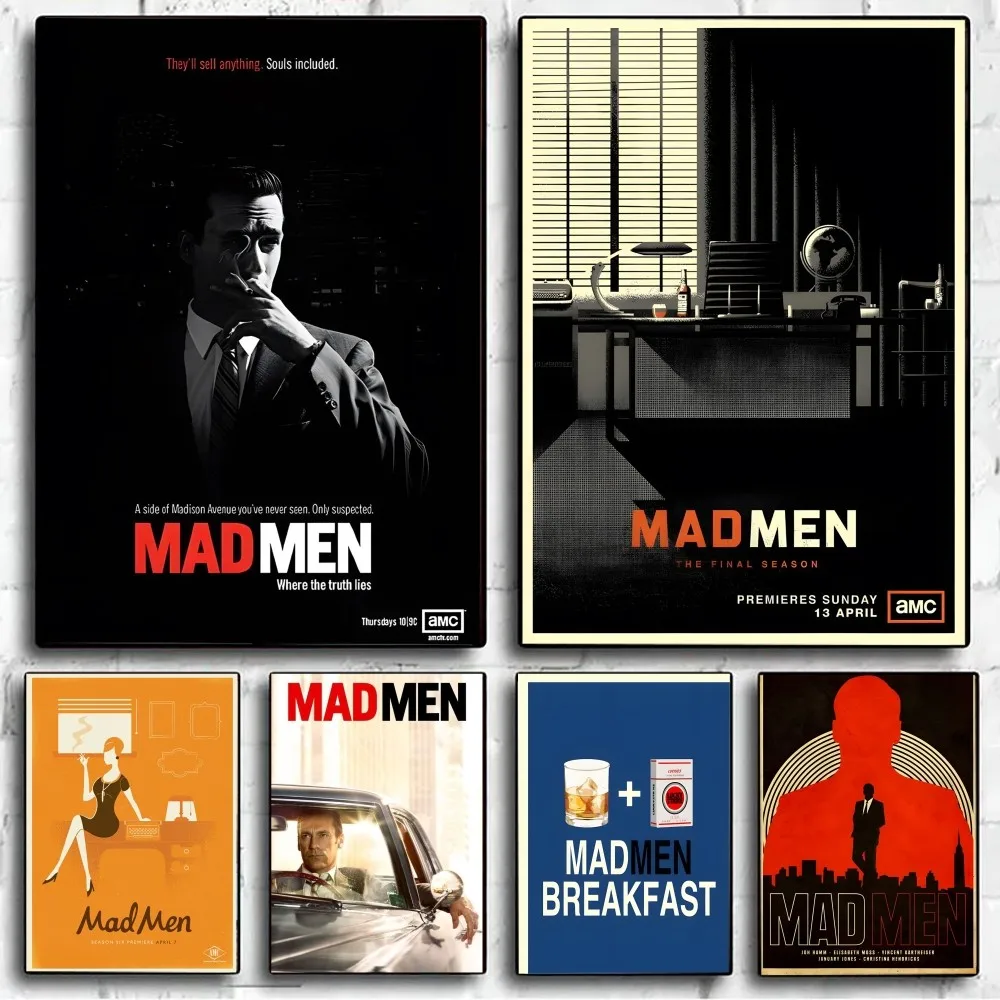 

Mad Men Movie Poster DIY Poster Kraft Paper Vintage Poster Wall Art Painting Study Stickers Big Szie Wall Painting