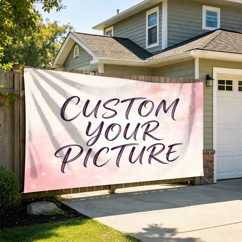 Custom Advertising Flags Customized For Halloween And Easter Holiday Festive Improve Brand Recognition For Advertising Promotion