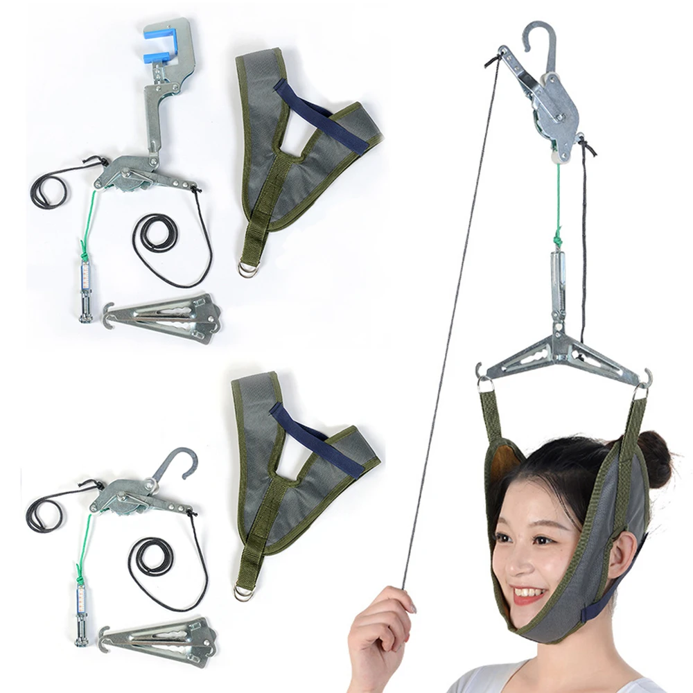 Nekmassager Deur Hangend Cervicaal Nek Tractieapparaat Verstelbare Hoofd Cervicale Wervelkolom Massage Ontspannende Brancard Gereedschap