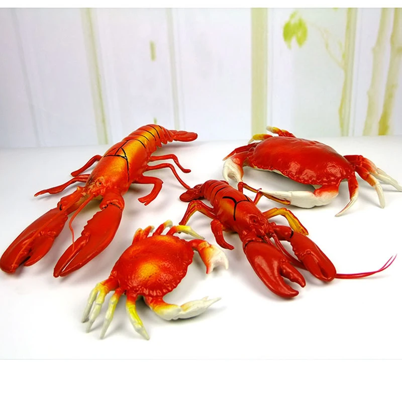 

Fake Food Photography Prop Decor Lifelike Lobster Model Decor Artificial Food Creative Realistic Crab Novelty Funny Toys