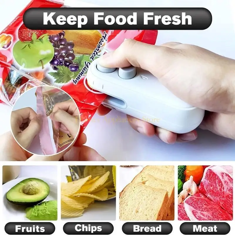 D0AB 밀봉 기계 휴대용 백 실러 식품 저장 스낵 스낵 가방 실러 ABS 재료