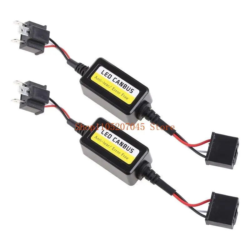 37cd 2Pcs LED Bulb Resistor Canbus Error Canceller Error Resistor for Car Fog Lamp Light