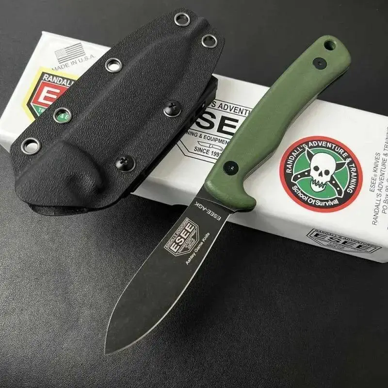 

ESEE AGK Straight Knife G10 Handle 1095 High Carbon Steel Blade Outdoor Adventure Hunting Combat Multi-functional Tactical Knife