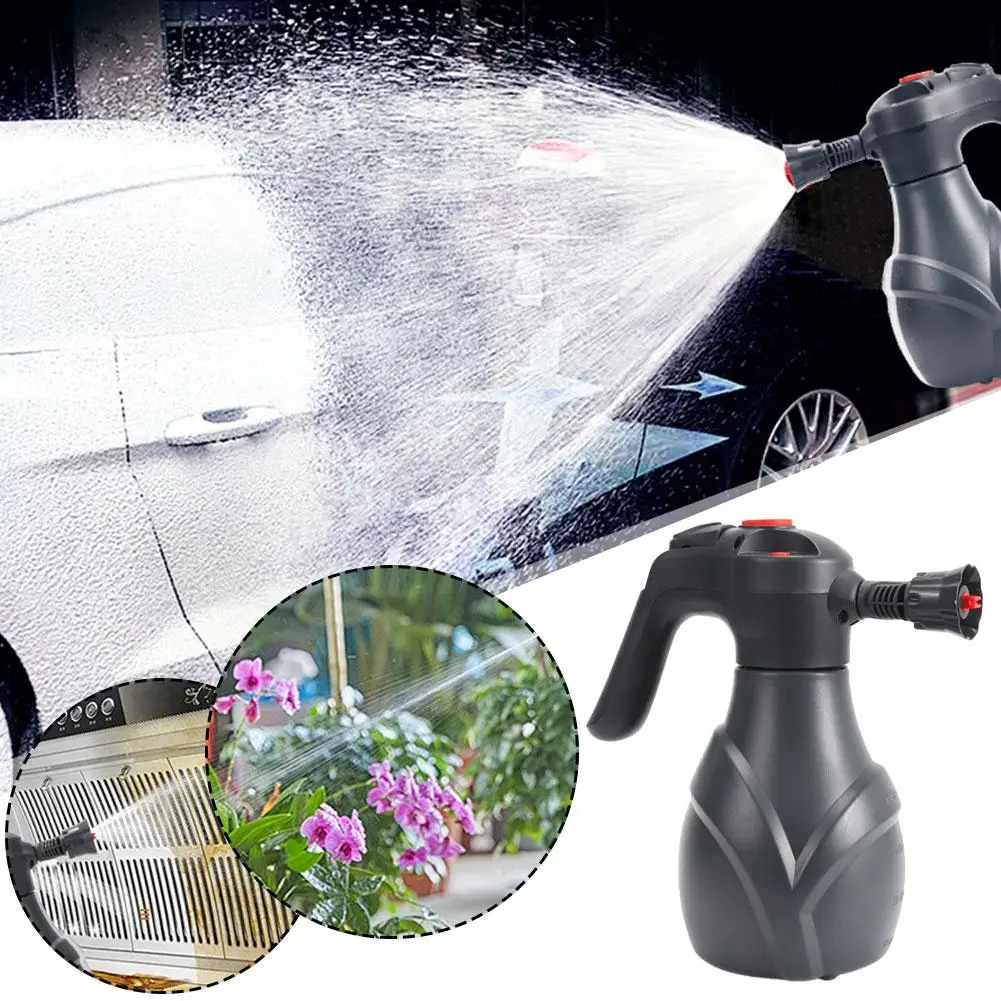 Plastic Electric Foam Sprayer Wireless Car Washing Capacity Kitchen Tool Cable Battery Type-C Large Glass Cleaning 1300mAh H5J4