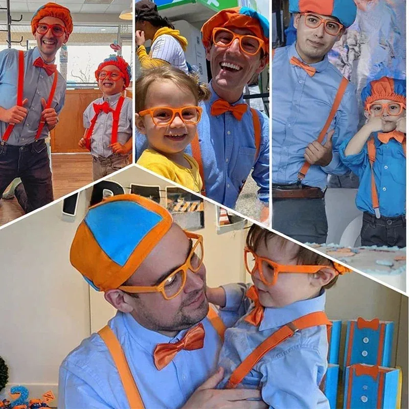 Decorazioni per feste in costume per insegnanti Cinghie per cappelli per insegnanti di inglese Set di occhiali con fiocco Forniture per feste di compleanno a tema per insegnanti