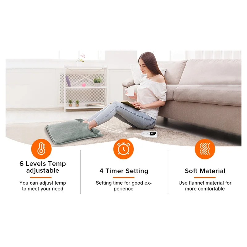 

PZHI-грелка для ног, грелка для ног под столом, грелка для облегчения боли в спине, электрическая грелка для ног, вилка европейского стандарта, Durab