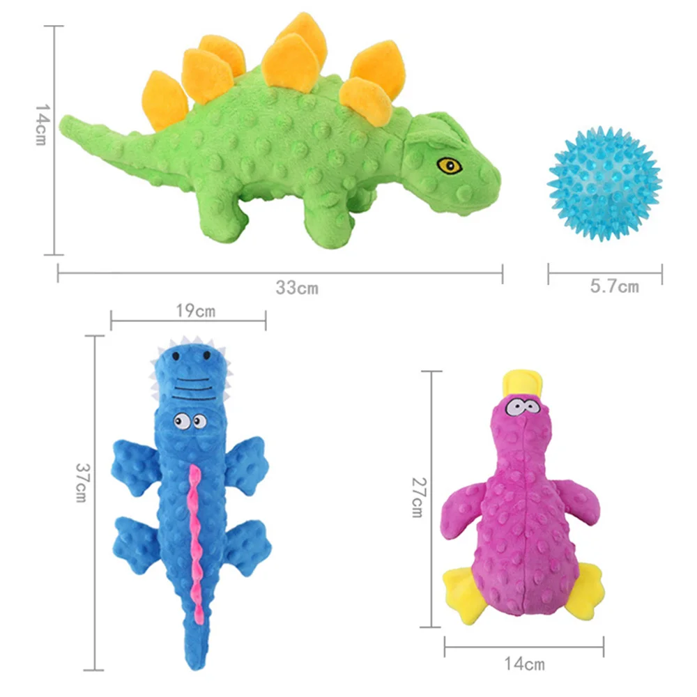 Plush Crocodile Puppy Dog Squeaky Toy for Small Medium Dogs Clean Teeth Pet Chew Toys Maltese Pomeranian mascotas Play Products