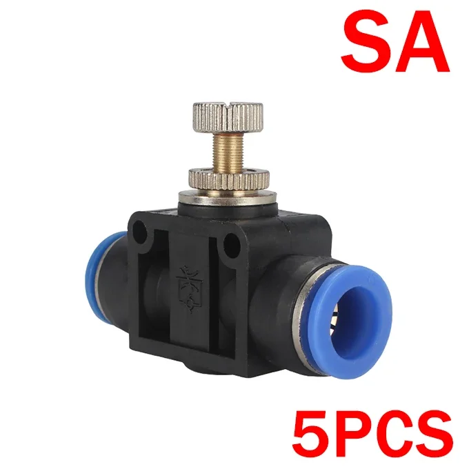 5PCS Pneumatische Armaturen Schnell Anschluss Luft Rohr Anschlüsse Kunststoff PU PY 4mm 6mm 8mm 10mm 12mm Luft Schlauch Fitting