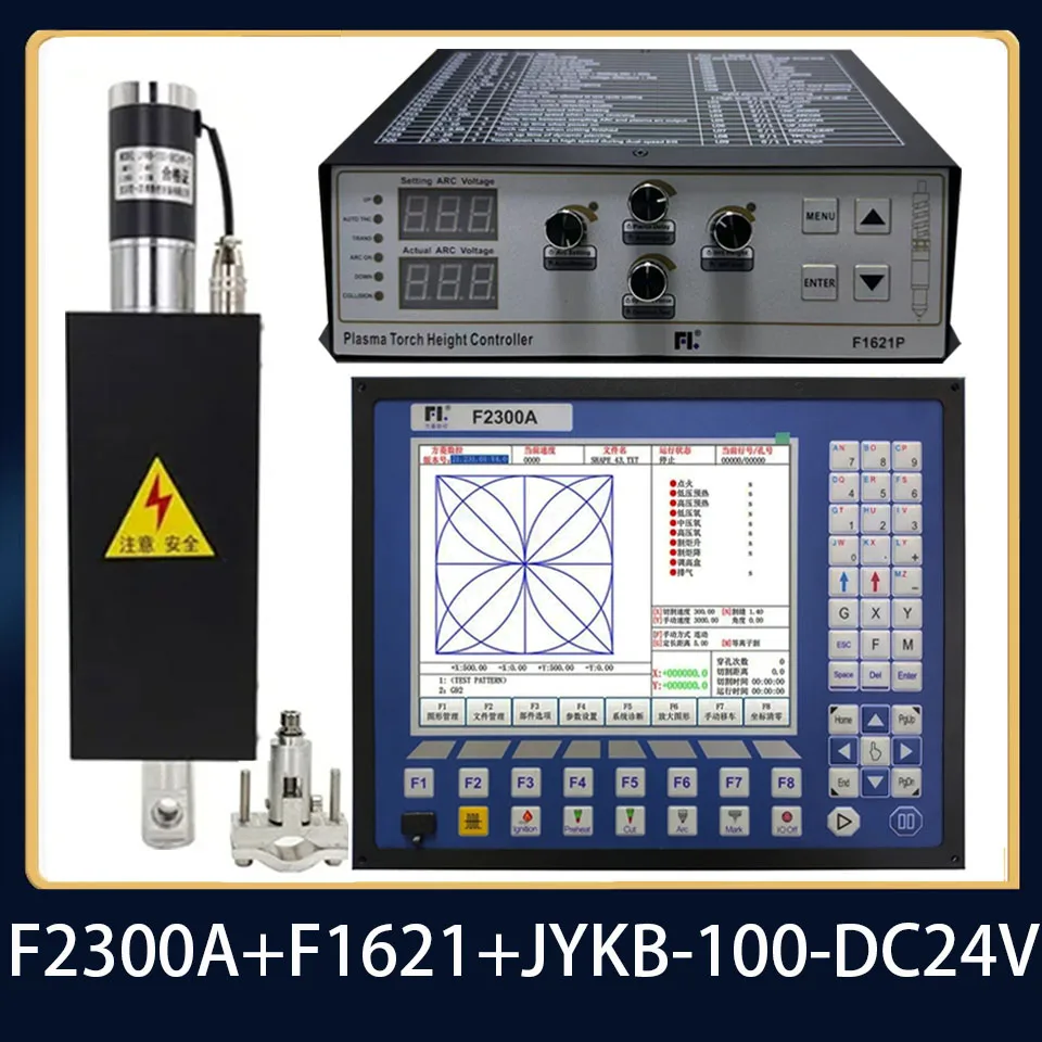 

Новый плазменный контроллер F2300A + F1621P, регулятор напряжения дуги с ЧПУ, система THC +, лифтовый комплект