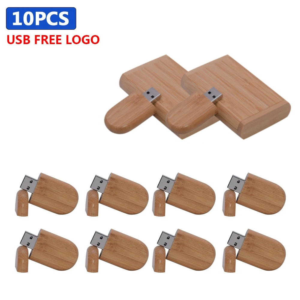 

10pcs/lot USB 2.0 (free Custom LOGO) Wooden Usb with Box USB Flash Drive Pendrive 4GB 8GB 16GB 32GB 64GB Memory Stick for Gift