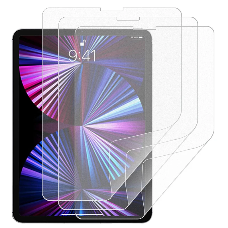 Soft PET Anti-Fingerprint Screen Protector For iPad 10th 9th 8th 7th Generation Protective Film For iPad Mini 6 Air 5 4 3 Pro 11
