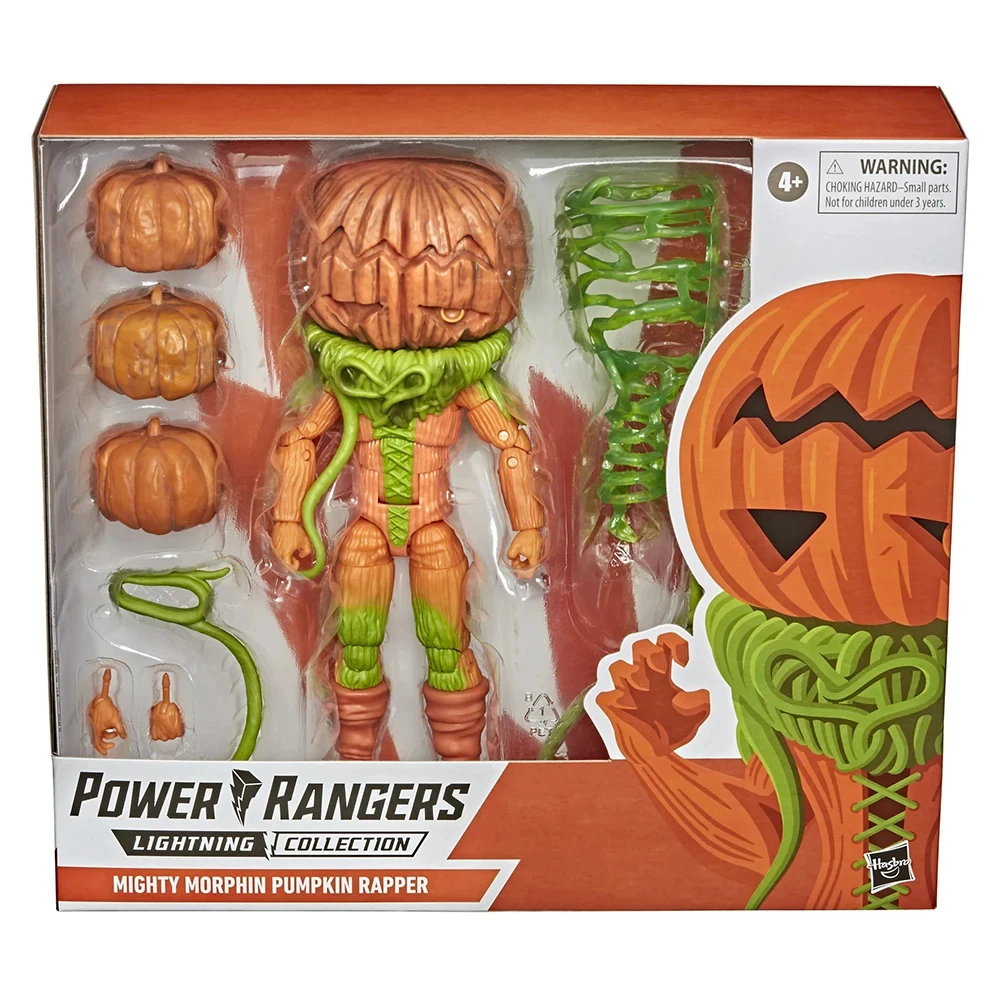 In Stock Original Hasbro Power Rangers Lightning Collection Monsters Mighty Morphin Pumpkin Rapper Action Figures Model Toys