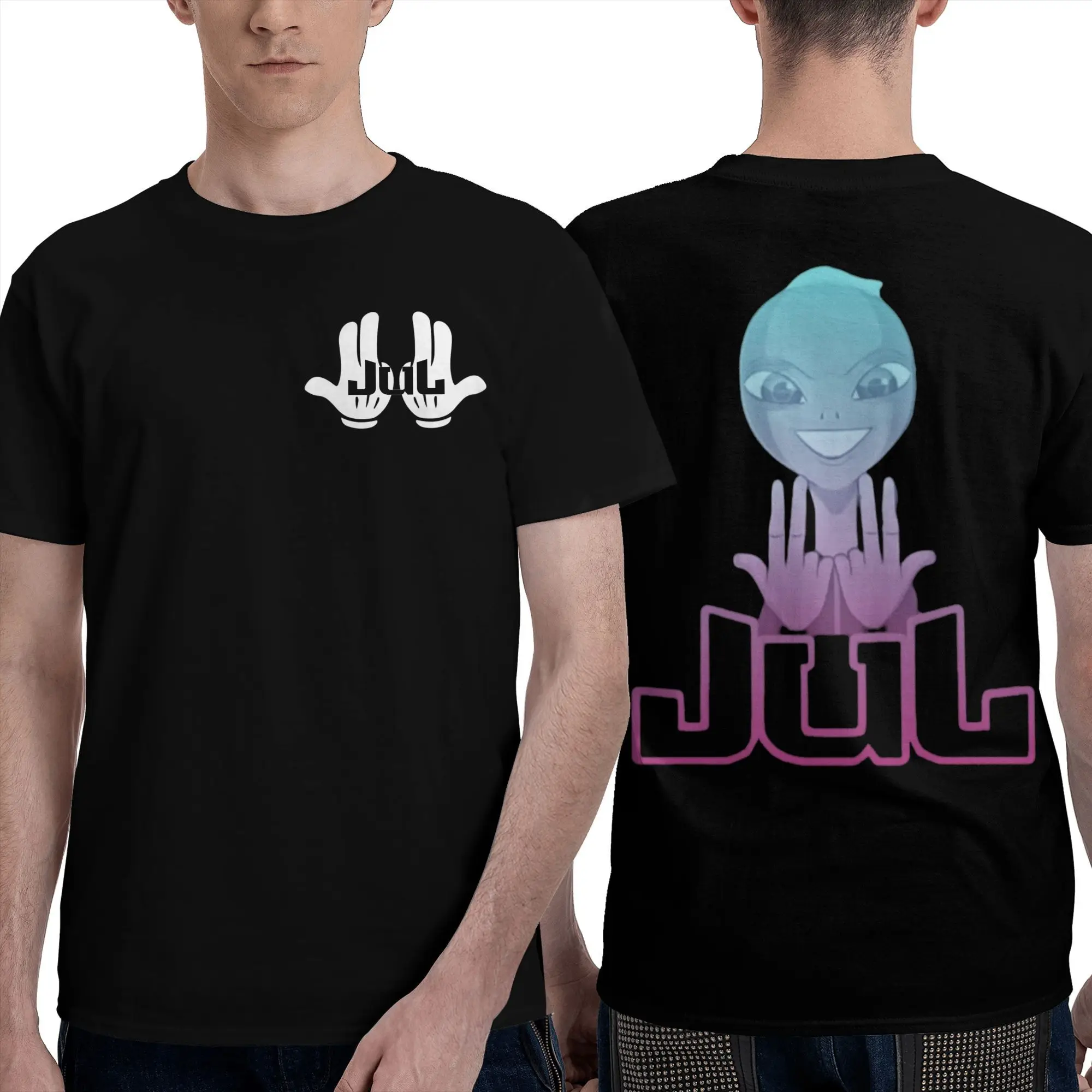 Maillot Jul 남자 T 셔츠 레저 티셔츠 반소매 라운드 넥 티셔츠 100% 코튼 선물 아이디어 의류