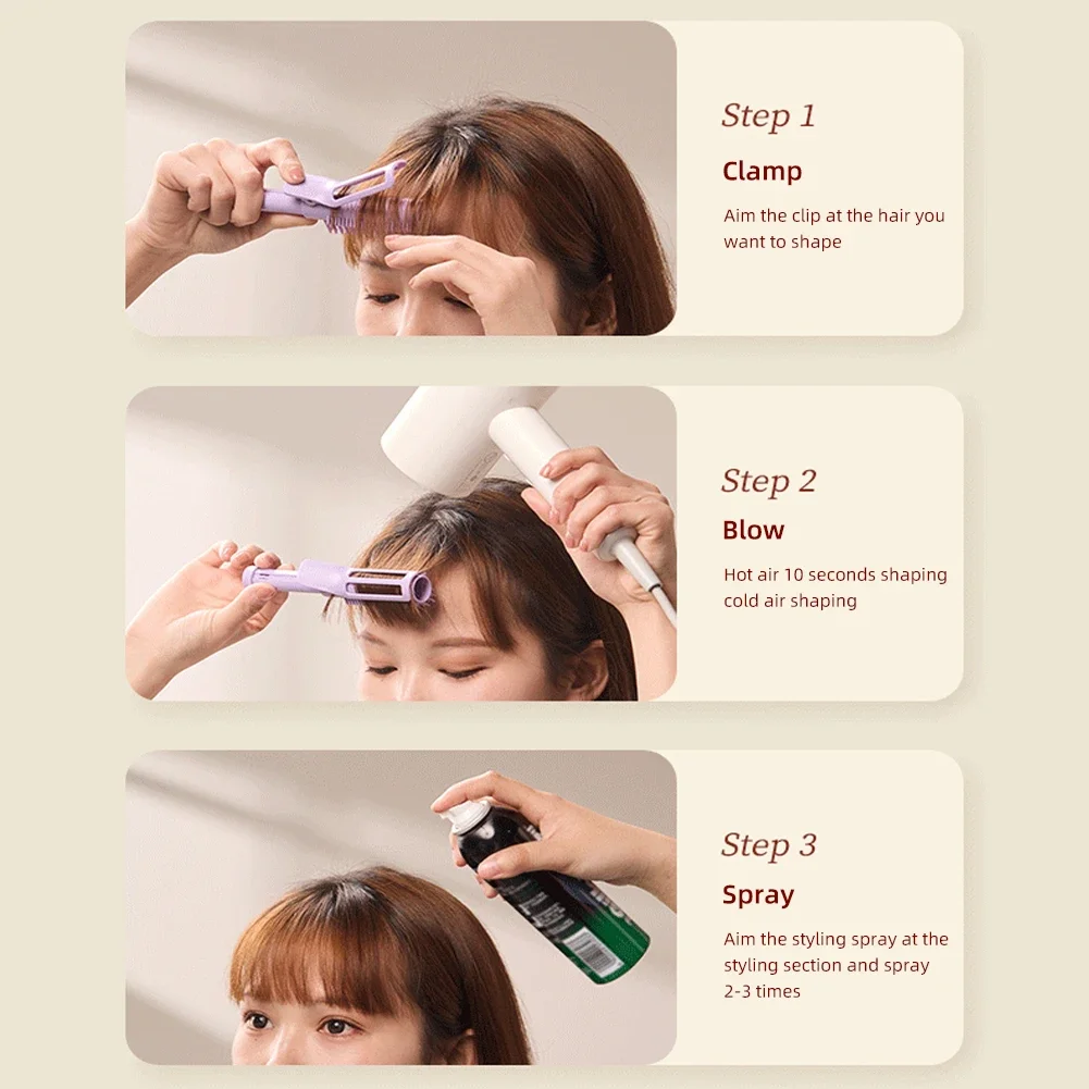 หวีดัดผมปรับขนาดได้, ส่วนหัวสูง, คลิปดัดผมแบบพกพา, เครื่องมือจัดแต่งทรงผมที่คาดผม, เตารีดดัดผมจัดแต่งทรงผม