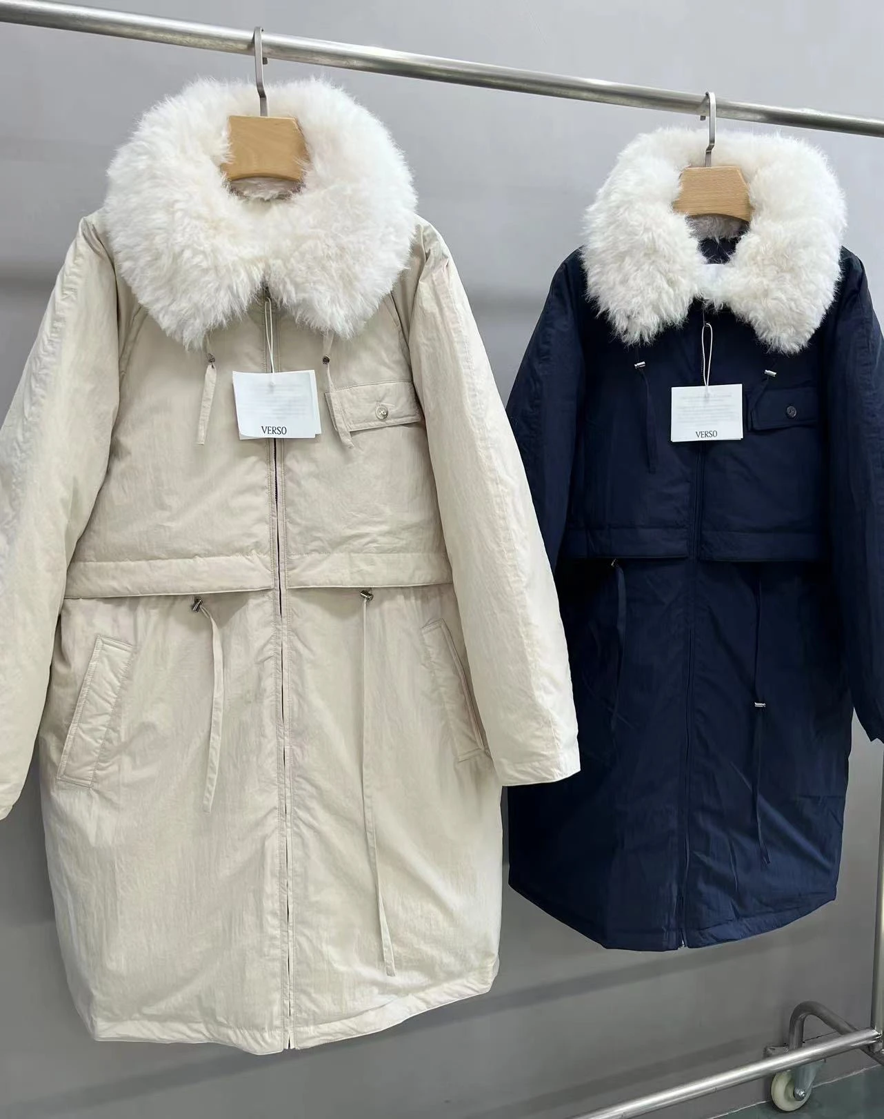 Chaqueta Acolchada con Plumón y Cuello de Piel, Chaqueta de Invierno para Mujer, Estilo Informal, Ligera, para Ir al Trabajo