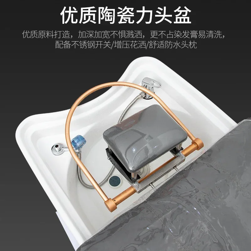 S For Hair Salon Hair Salon With Fumigation Water Circulation Shampoo Chair
