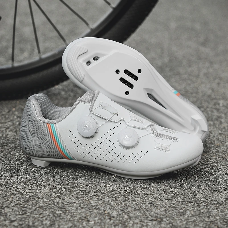 

Cycling Sneaker MTB Men Sport Road Bike Boots Flat Racing Speed Sneakers Trail Mountain Bicycle Footwear Spd Pedal Cycling Shoes