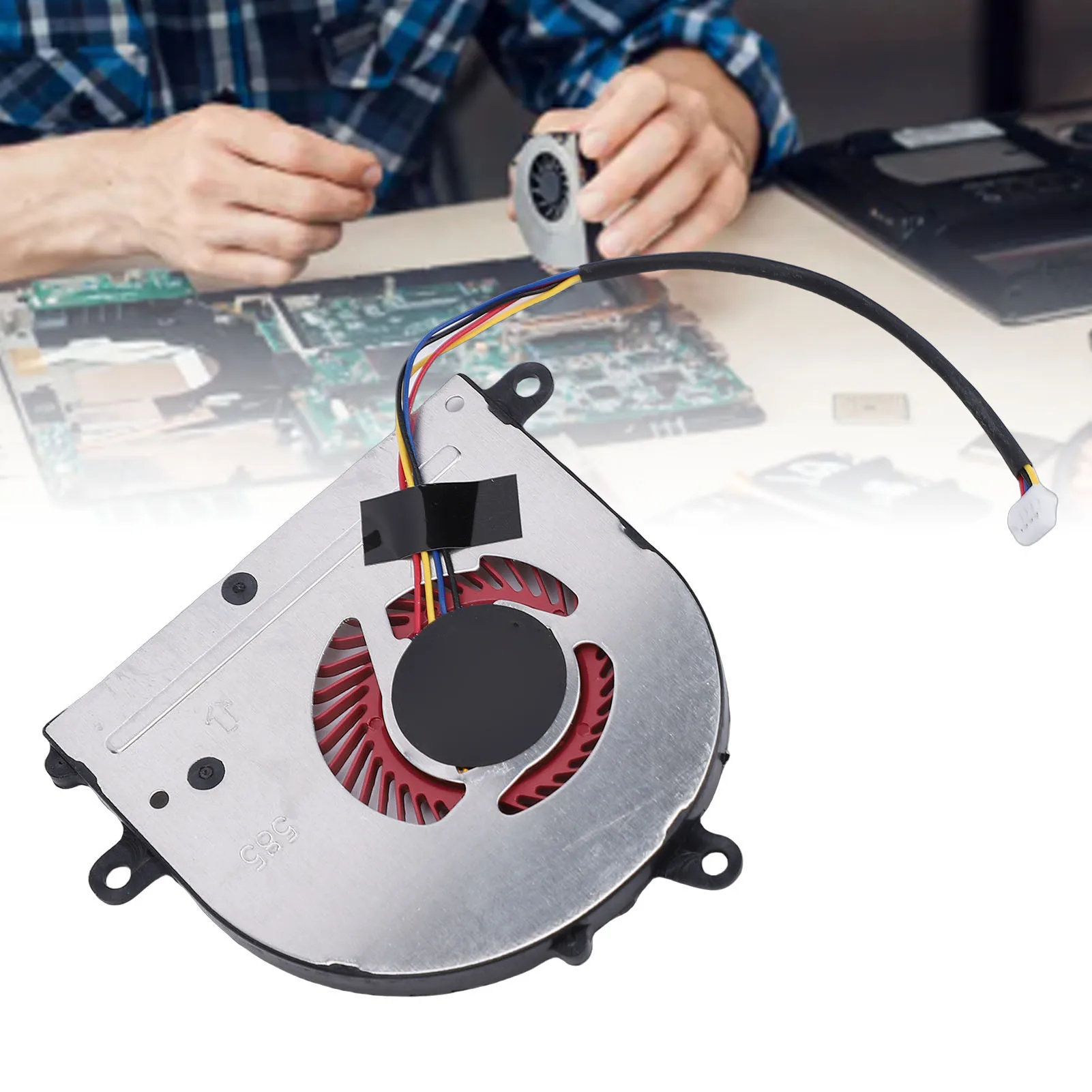 

Laptop CPU Fan Replacement Laptop CPU Cooling Fan Replacement for MSi PE42 MS-14B1 MS-14B2 Heat Dissipation CPU Cooler Fan