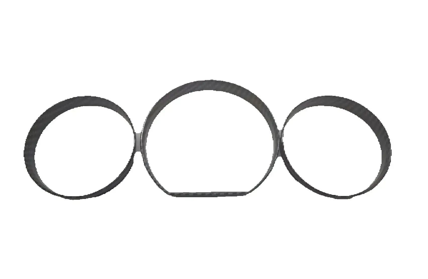 

Gloss Carbon Fiber Speedometer Gauge Dial Rings Bezel Trim Rings For Mercedes Benz W124 1984-1995 W126 1979-1991