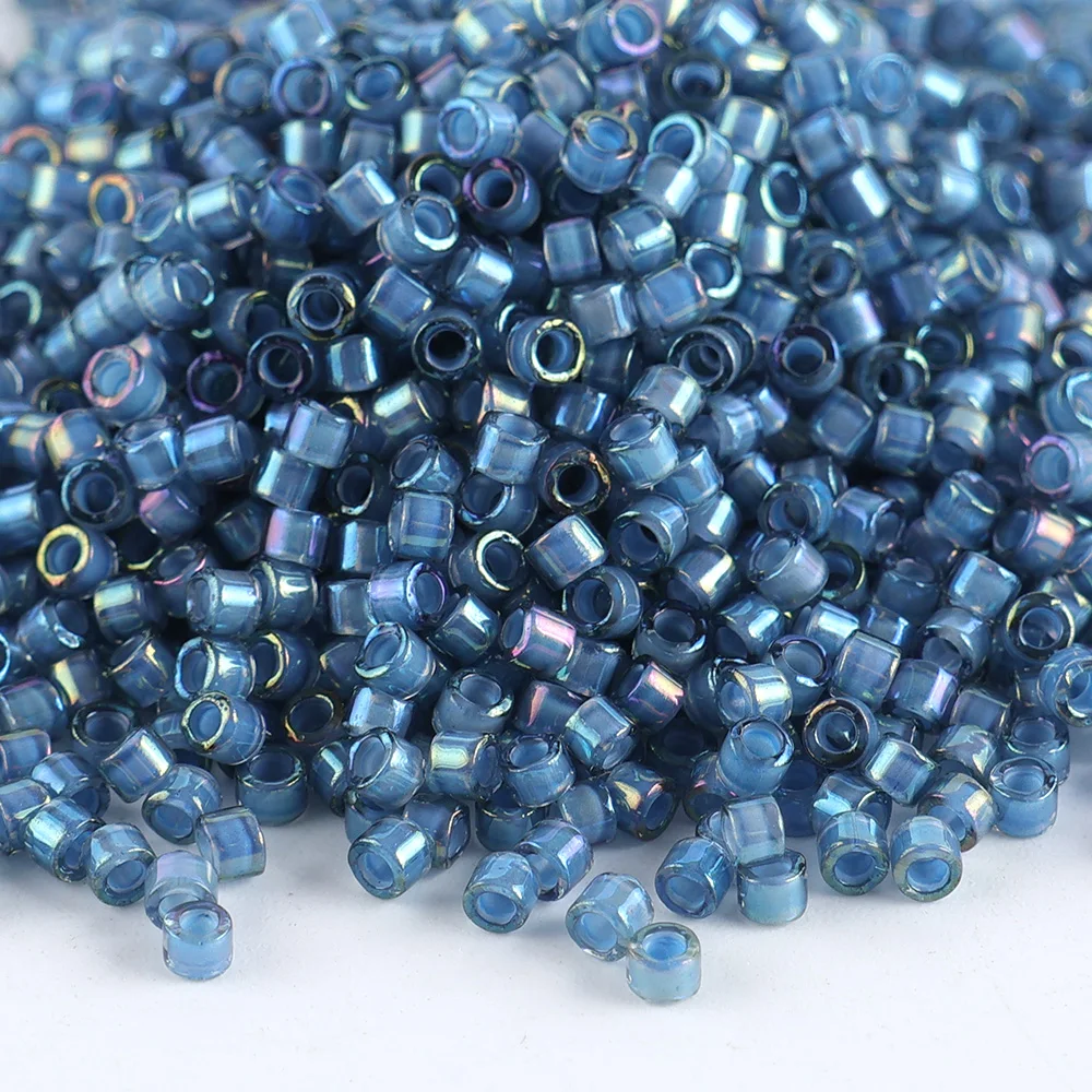 Importiert aus Japan MIYUKI DB11/0 Delica Perlen, Dyeing Core Illusion Serie, 10g Tube, Schmuckzubehör, geeignet für DIY All Kin – Detail 3