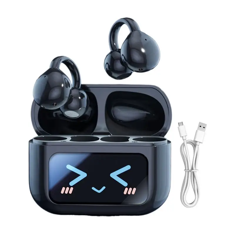 

Touchscreen Earbuds Smart Wireless Clip On Headset AI Translation Noise-Cancelling Ear Buds Waterproof Sports Earplugs For Gym