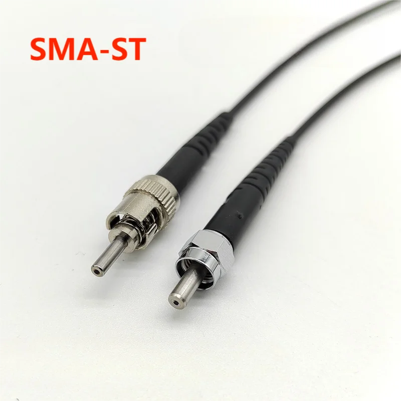 SMA905 Plastic Optical Fiber POF jumper 1mm 980/1000um Metal Connector SMA-ST SMA-FC 1M/2M/3M