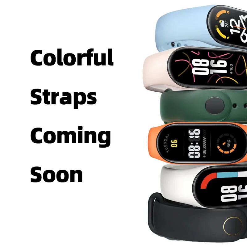 Xiaomi-Mi Band 7 Versão Global Banda Inteligente, 1.62 "AMOLED, Bluetooth 5.2, 120 Modos de Treino, Análise Profissional