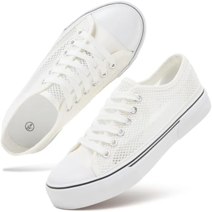 

Sneakers for Women Low Top Canvas Shoes Womens Canvas Sneakers Women's Fashion Sneakers Slip on Casual Tennis Shoes