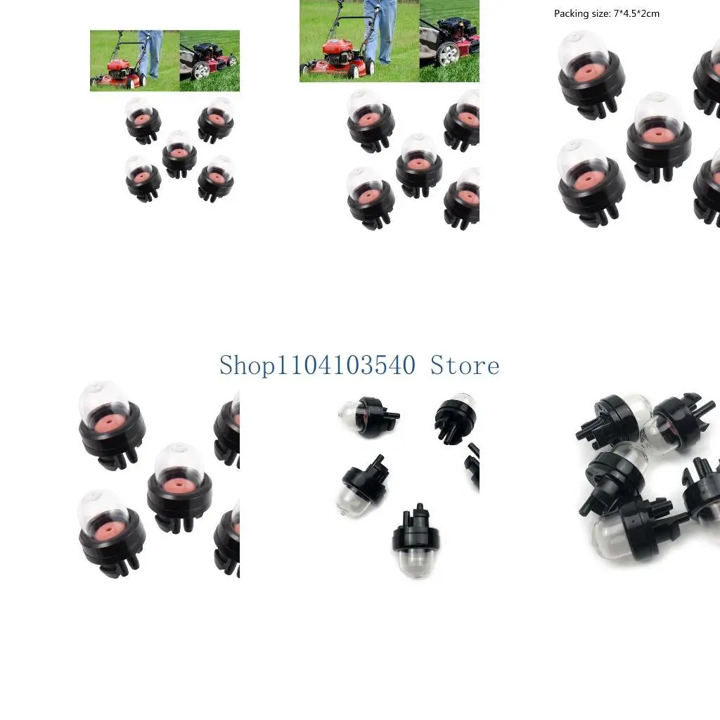 02DC Gas Trimmer Replacement Parts 5 Pieces Primer Bulb for Craftsman Roybi Homelite