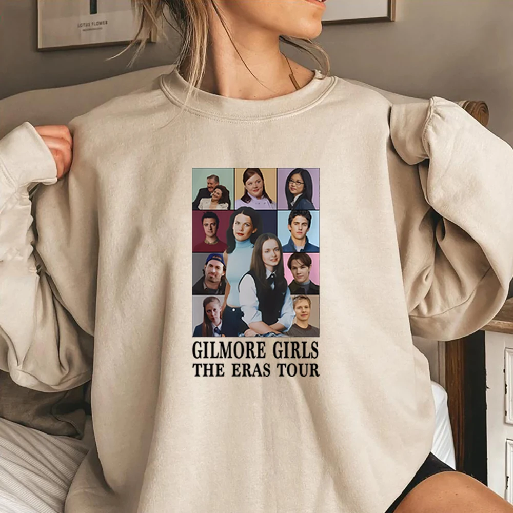 Tv Show Gilmore Girl Eras Sweatshirt Vintage Stars Hollow Pullover Rory Lorelai Gilmore Sweater Luke\'s Diner Crewneck Sweatshirt