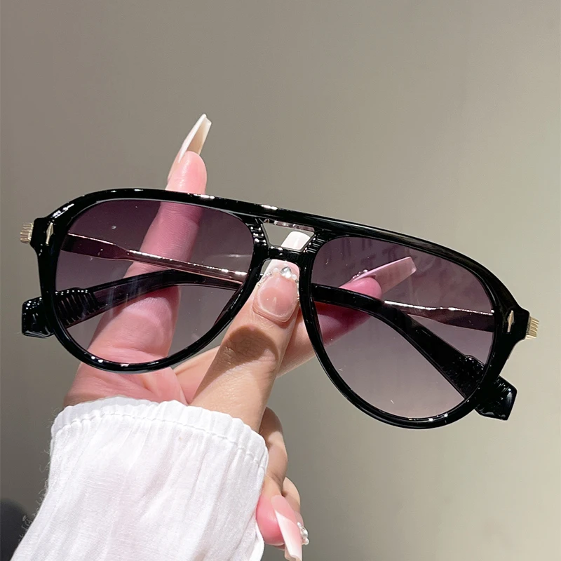 GM LUMIAS Vintage Piloten-Sonnenbrille für Herren 2026 Neu mit Farbverlauf Outdoor-Dekor-Brillen für Damen Trendiges Markendesign Modische Sonnenbrillen