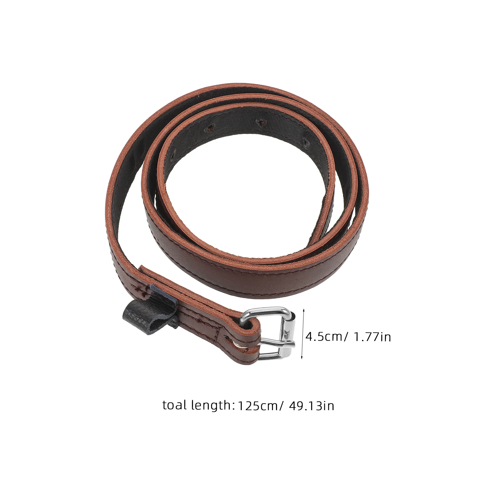 Equestrian Stirrup Brown Full Grain Oil Treated Non-Stretch Soft For Training Jumping Competition Horse Saddle