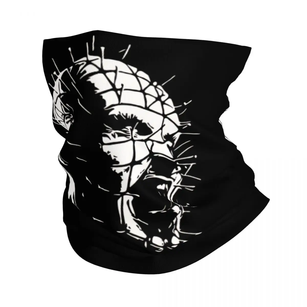 Hellraiser Bandana Neck Gaiter Printed Balaclavas Wrap Scarf Multifunctional Cycling Running for Men Adult