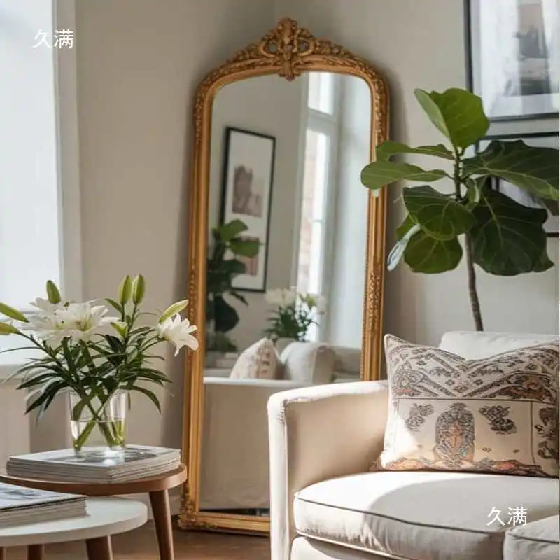 Large  full body floor  high value European dressing mirror fitting