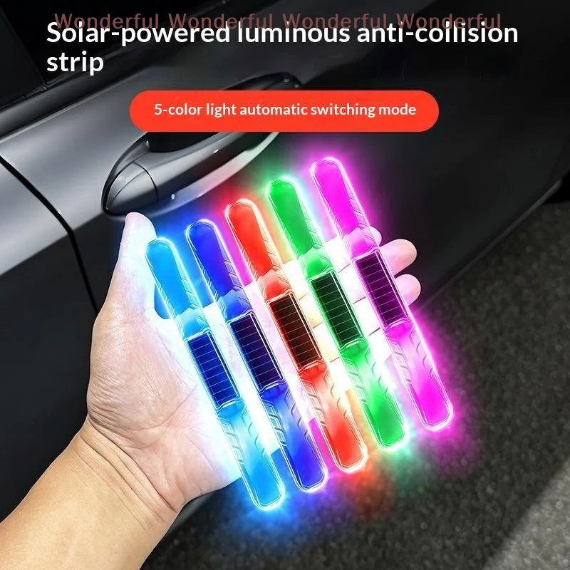 Solar Moto Brake Tail Light Anti-Collision Flashing Warning Lamp Waterproof Modified Part for Motorbike Accessories