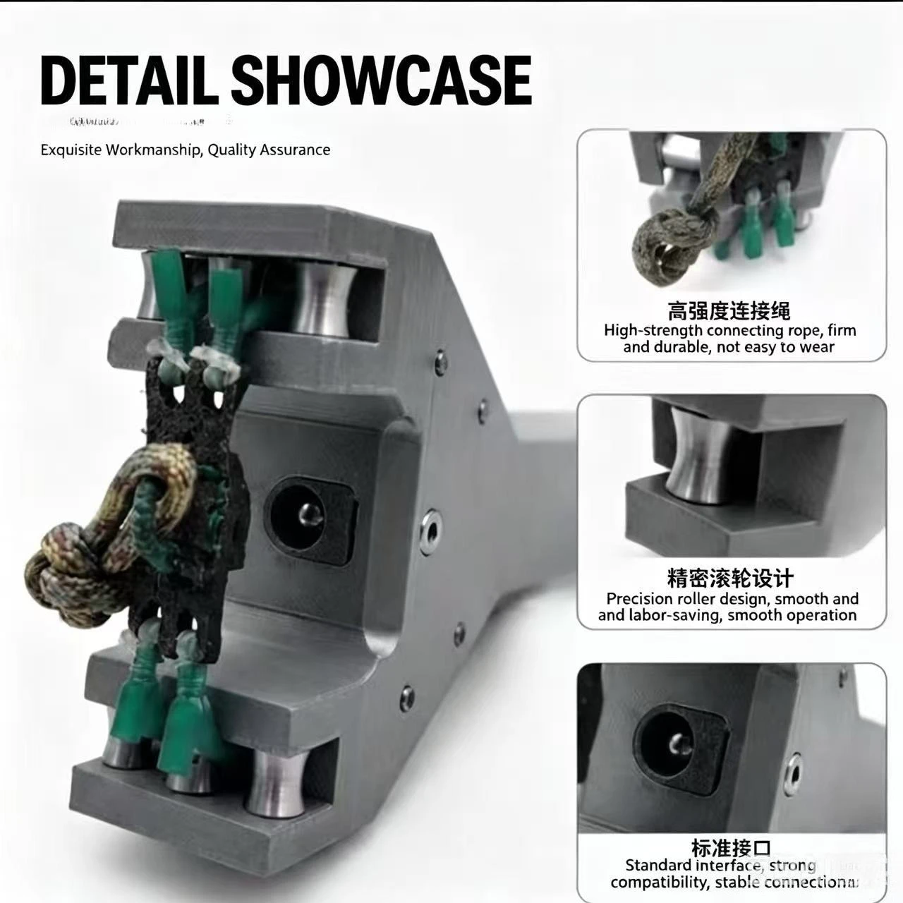3D Printed Automatic S-lingshot Detachable Clip Magnetic Suction Rubber Band Outdoor Sports Tool Parts