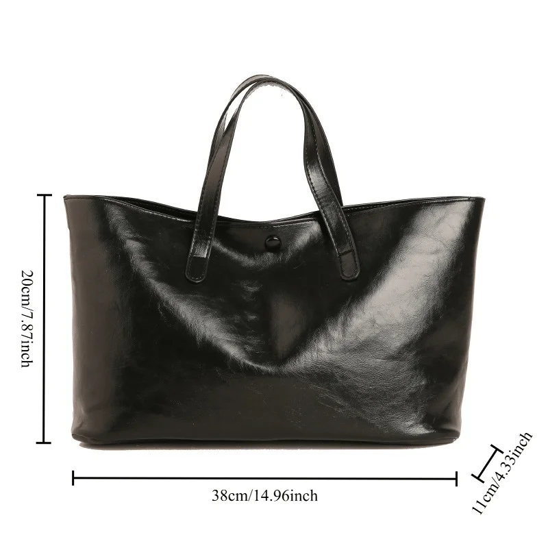 Commuter Large-capacity Armpit Bag, High-grade Simple Shoulder Bag, New Large-capacity Commuter Tote Bag