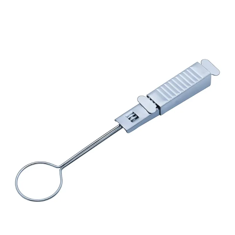 Indoor Steel Wedge Circle Fixing Clip FTTH Telecommunication Hardware For Optical Communication Fiber Cable Fixing