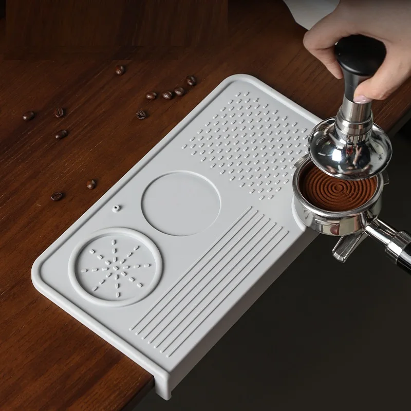 

Silicone Espresso Tamping Mat Non-Slip Thickened Coffee Press Pad for 51 54 58mm Portafilters Coffeeware Tamper Mats