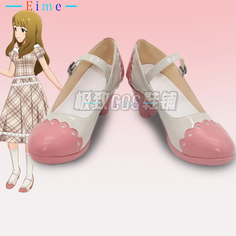 

Обувь для косплея Miya Miyao, обувь из искусственной кожи для Хэллоуина и карнавала, реквизит для косплея, изготовленный на заказ, большой размер