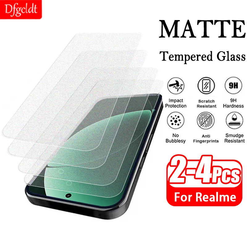 

2-4 шт. Защитное матовое стекло с антибликовым покрытием для Realme GT 8 Pro GT8 GT7 GT6 GT5 GT3 GT2 Pro GT 7 GT 7T